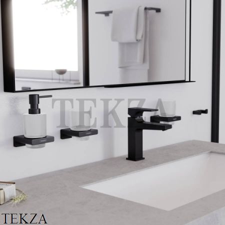 Hansgrohe AddStoris Стакан для зубных щеток настенный 41749340, черный хром brushed