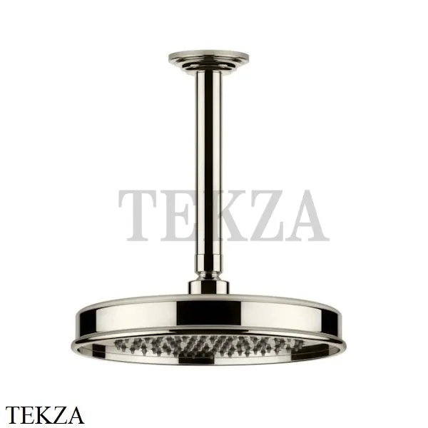 Gessi VENTI20 Верхний душ 200 с потолочным креплением 65152-720, Nickel PVD