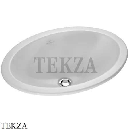 Villeroy & Boch Loop&Friends Раковина встраиваемая сверху 50х35,5, с переливом 61551001, белый глянец