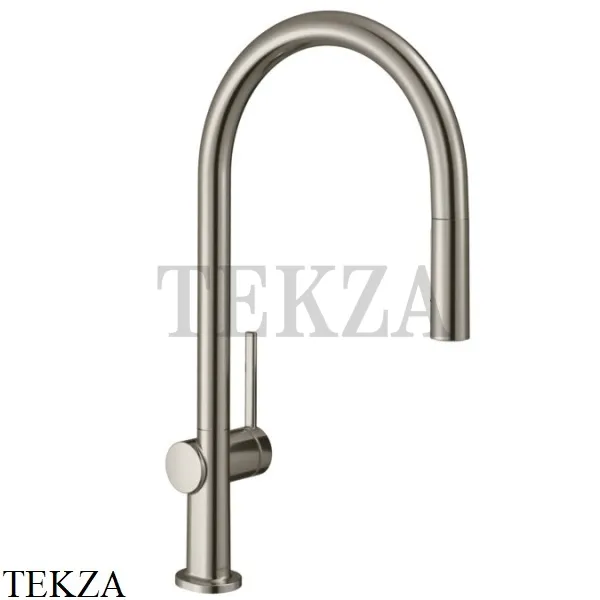 Hansgrohe Talis M54 Смеситель для кухни с вытяжным изливом 210 1jet 72802800, сталь