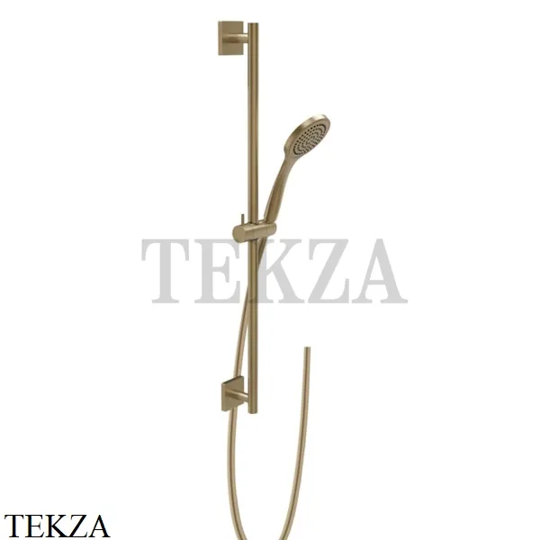 Gessi RILIEVO Штанга в комплекте с душевой лейкой и шлангом 59245-726, Warm Bronze Br