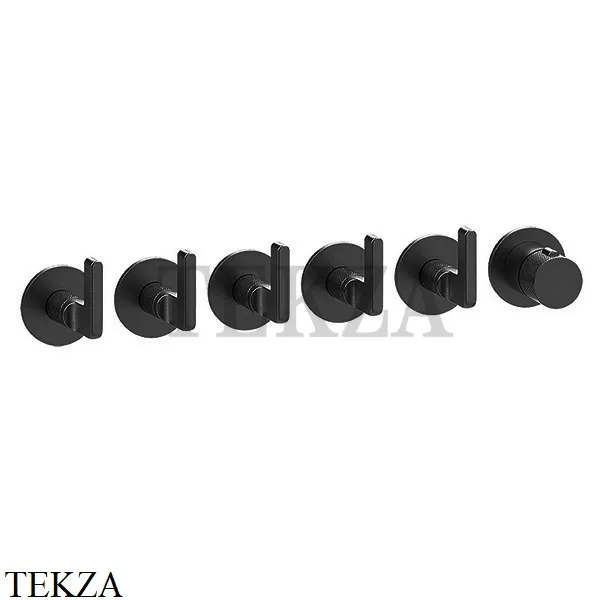 Gessi INCISO SHOWER Термостатический смеситель, 5 потоков, внешняя часть 58340-299, Black XL