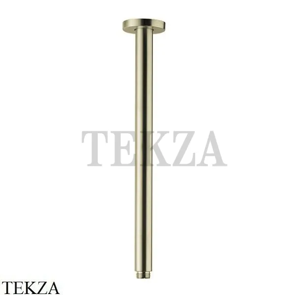 Newform Кронштейн для душа круглый потолочный L=350 29391X.59.098, PVD Brushed pale gold