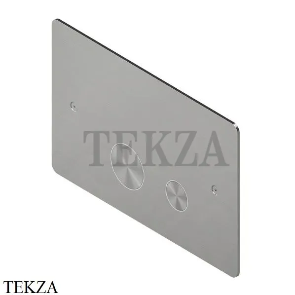 QuadroDesign Клавиша смыва для инсталляции Geberit PC001/1 AS, Brushed Stainless Steel