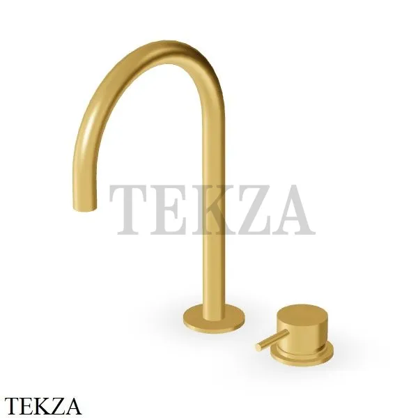 Zucchetti Helm Смеситель для раковины, без гарнитура ZHE575.XP41, brushed gold PVD