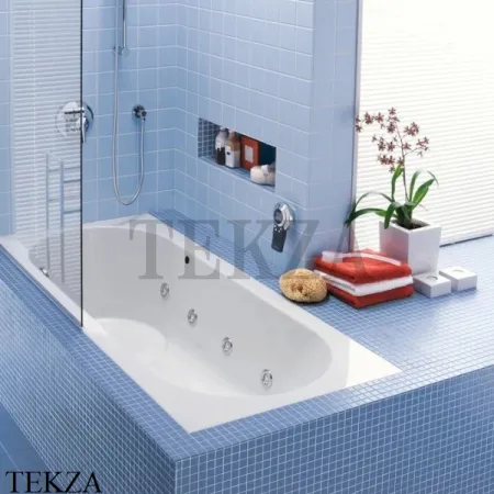 Villeroy & Boch Libra Ванна прямоугольная встраиваемая 170х75 UBQ170LIB2V-01, Quaryl, белый глянец