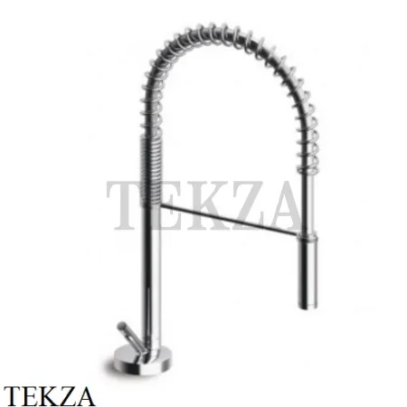 Zucchetti Isy system Смеситель для кухни с вытяжной лейкой ZP1270, хром глянец