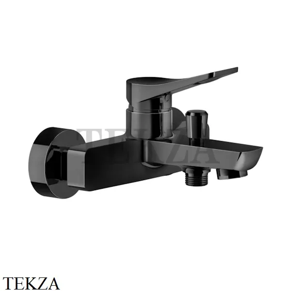 Gessi RILIEVO Смеситель для ванны с переключателем 59013-706, Black Metal