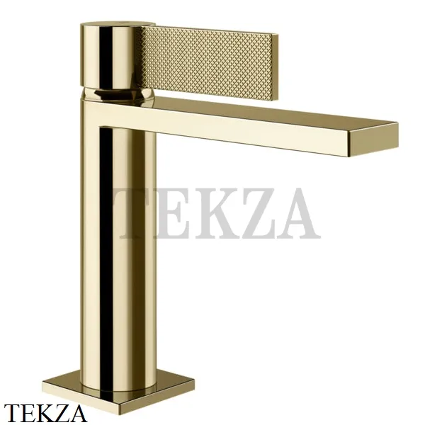 Gessi Inverso Diamantato Смеситель для раковины, с донным клапаном 73651-710, Brass PVD