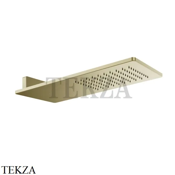 Gessi Rettangolo shower Верхний душ настенного крепления 33095-727, Brushed Brass