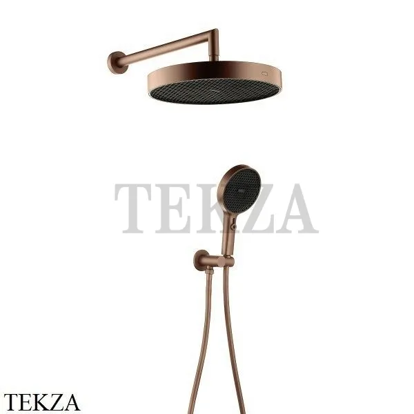 Boheme CELL Верхняя лейка, ручной душ, выпуск, шланг, комплект 427-BRB, Brushed Bronze