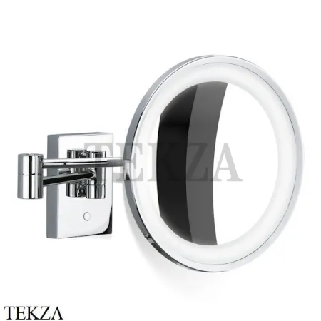 Decor Walther Round BS 40 LED 5x Косметическое зеркало, 5x увеличение, от сети 0124000, хром глянец