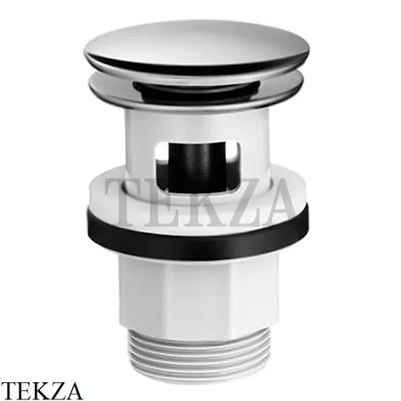 Hansgrohe Push-open Донный клапан нажимной для раковина и биде 50105000, хром глянец