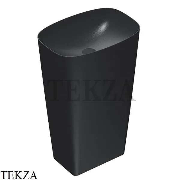 Catalano Green LUX 55 Раковина напольная, слив в пол 1FRGRLXNS, черный матовый