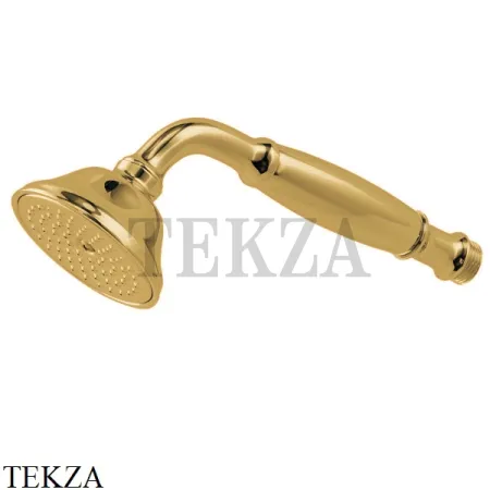 Nicolazzi Doccia classica Душевая лейка с металлической ручкой, Brushed brass