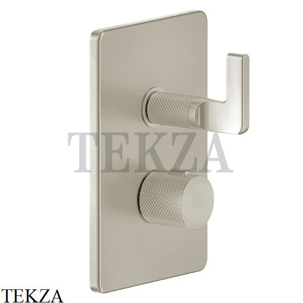 Gessi INCISO SHOWER Термостатический смеситель, 2 потока, внешняя часть 58134-149, Finox Brushed Nickel