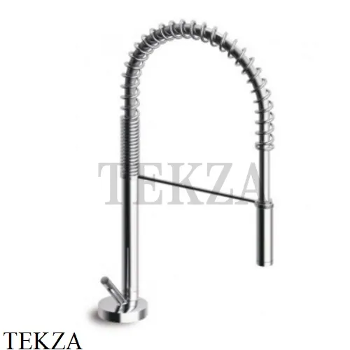 Zucchetti Isy system Смеситель для кухни с вытяжной лейкой ZP1270, хром глянец