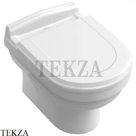 Villeroy & Boch Hommage Унитаз подвесной 6661B0R1, сиденье микролифт, белый глянец, ceramicplus