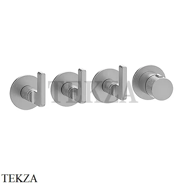 Gessi INCISO SHOWER Термостатический смеситель, 3 потока, внешняя часть 58336-031, хром глянец
