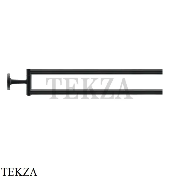 Duravit Starck T Держатель для полотенец двойной поворотный 0099414600, черный матовый