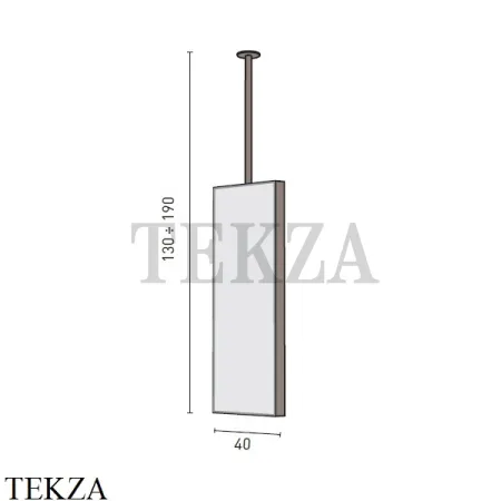 CIELO ARCADIA ARGO Телескопическое зеркало подвесное, без подсветки ARSP TL, Talco