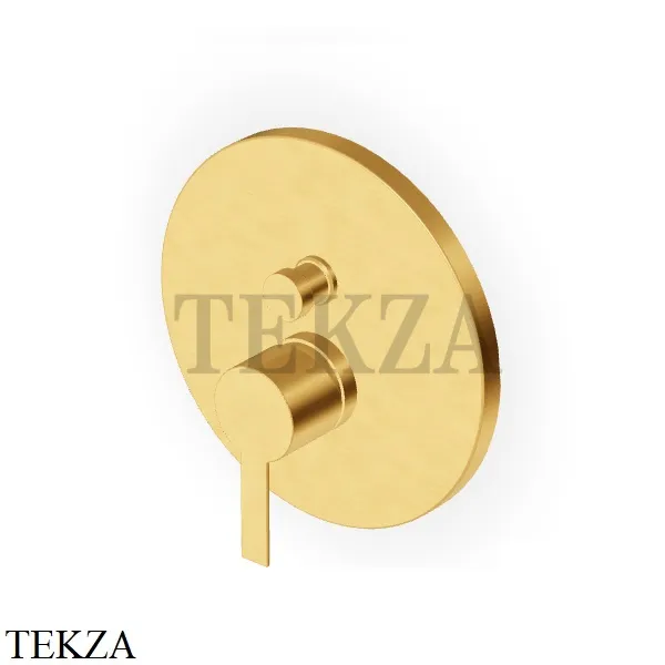 Zucchetti Gill Смеситель для душа на 2 потока, внешняя часть ZGL096.C41, brushed gold