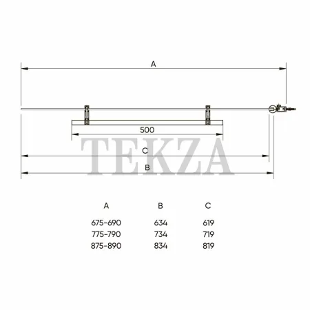 Veconi Шторка на ванну Veconi Palau PL-79, 700x1500, хром, стекло прозрачное