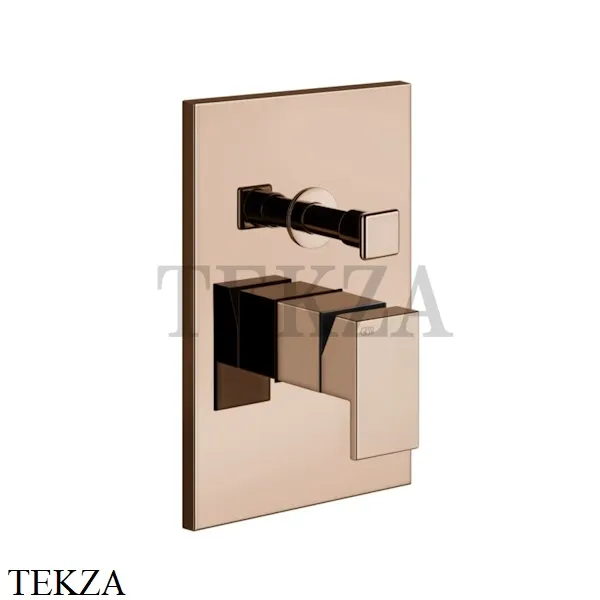 Gessi Rettangolo shower Смеситель для душа 2 потока, внешняя часть 44604-030, Copper глянец PVD