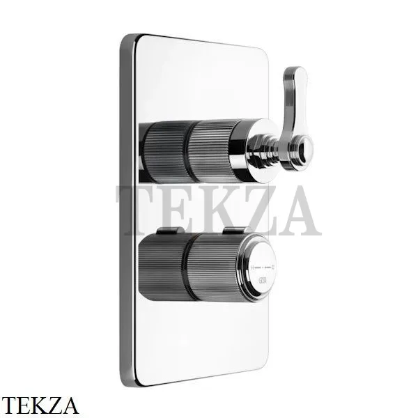 Gessi VENTI20 Термостат для душа, 3 потока, внешняя часть 65137-031, хром глянец