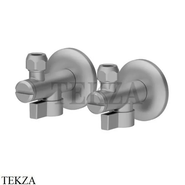 Newform Шаровой кран с фильтром 1/2 дюйма (пара), 125.59.066, PVD Brushed Stainless Steel