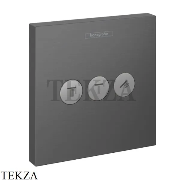 Hansgrohe ShowerSelect Запорно-переключающее устройство, внешняя часть 15764340, черный хром brushed