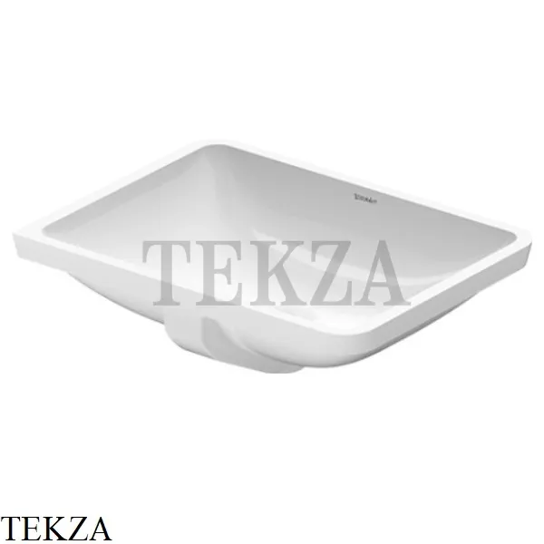 Duravit Starck 3 Раковина встраиваемая снизу, с переливом 0305490000, белый глянец