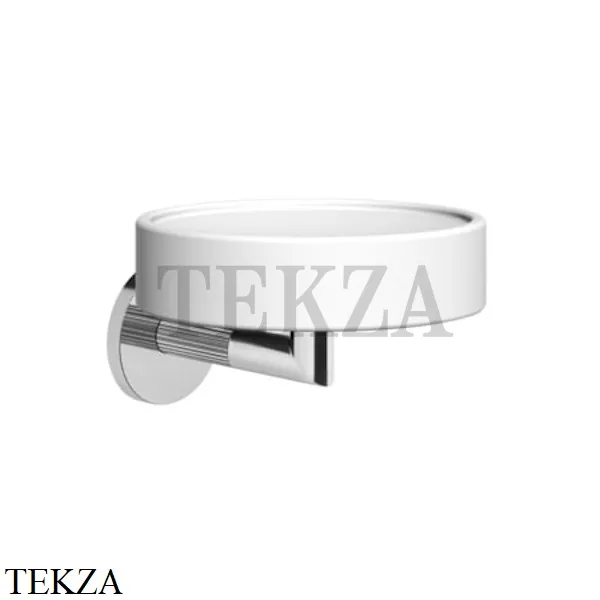 Gessi INGRANAGGIO Мыльница настенная композит белый 63801-031, хром глянец