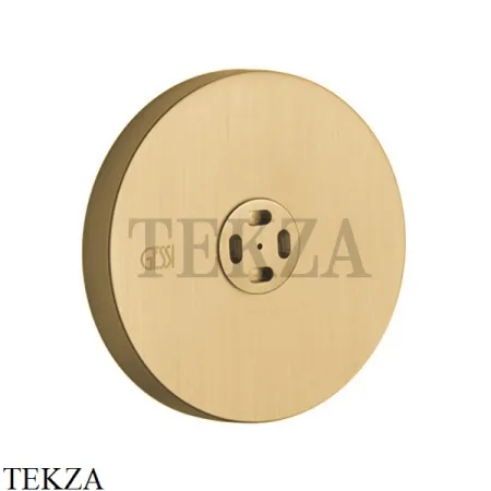 Gessi INCISO SHOWER Боковая форсунка с распылителем 32977-727, Brushed Brass