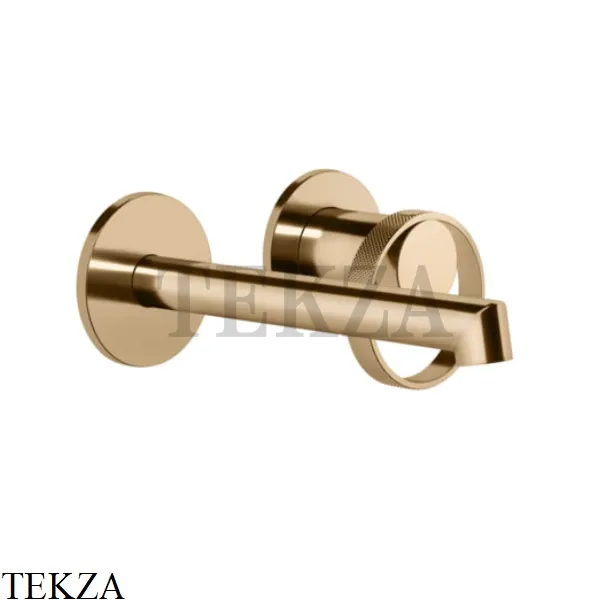 Gessi ANELLO Смеситель для раковины, с коротким изливом, внешняя часть 63381-735, Warm Bronze PVD