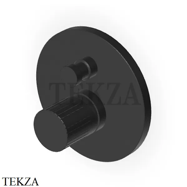 Zucchetti Todd Смеситель для душа 2 потока, внешняя часть ZTD127.N1, черный goffrato