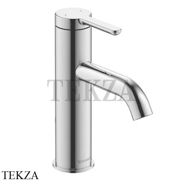 Duravit C.1 Смеситель для раковины, без сливного гарнитура C11020002010, хром глянец