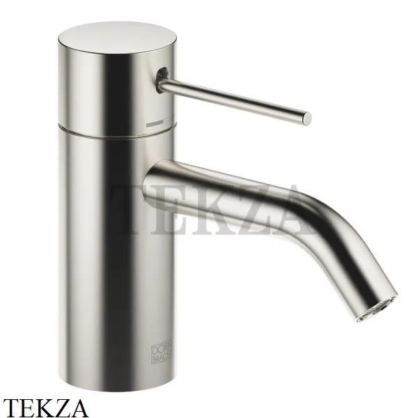 Dornbracht Meta SLIM Смеситель для раковины 125, без сливного гарнитура 33526662-06, платина матовая