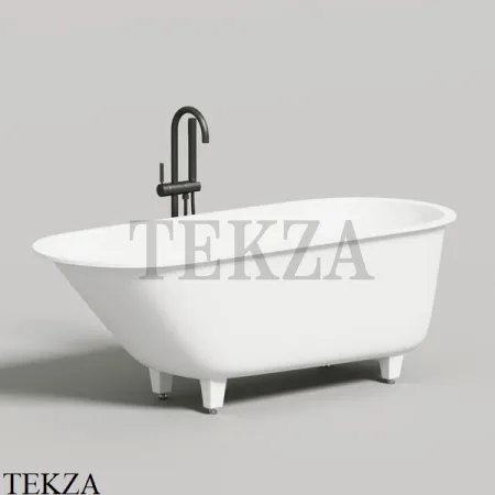 SALINI ORNELLA Oval Ванна встраиваемая овальная из композита S-Sense 102312G, белый глянцевый