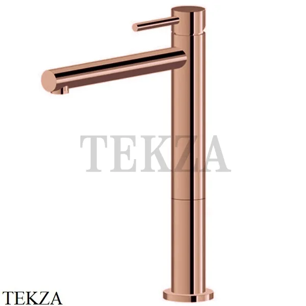 Newform MINI-X PRO Смеситель для раковины высокий, без гарнитуры, 61316.M0.072, Copper satin