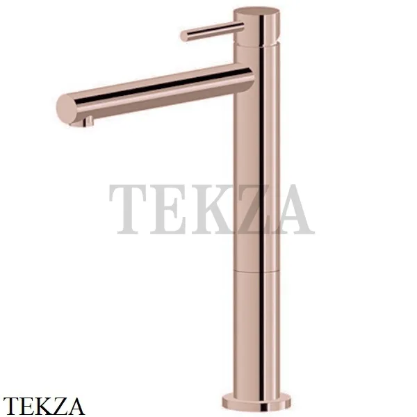 Newform MINI-X PRO Смеситель для раковины высокий, без гарнитуры, 61316.M0.075, Copper glossy