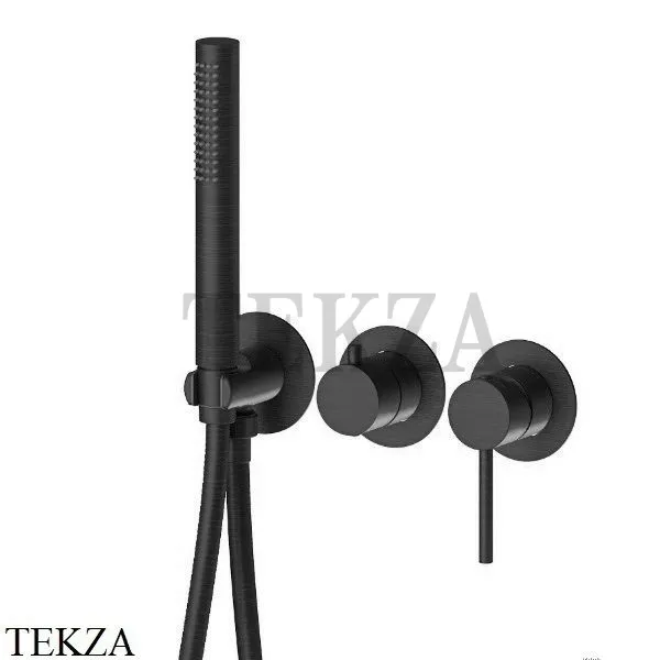 Newform XT Смеситель для душа 2 потока,с гарнитуром, внешняя часть, 4279E.M0.077, Carbon Satin