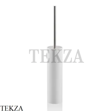 Decor Walther Stone White SBG Туалетный ершик напольный 0970855, белый матовый-stainless steel