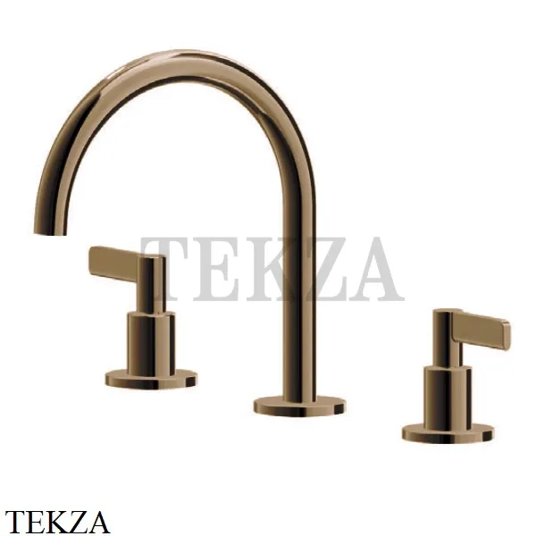 Newform Blink Chic Смеситель для раковины, без гарнитура 71000.31.023, Brushed bronze