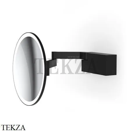 Decor Walther VISION R 5X Косметическое зеркало, 5х увеличение, от сети 0123160, черный матовый