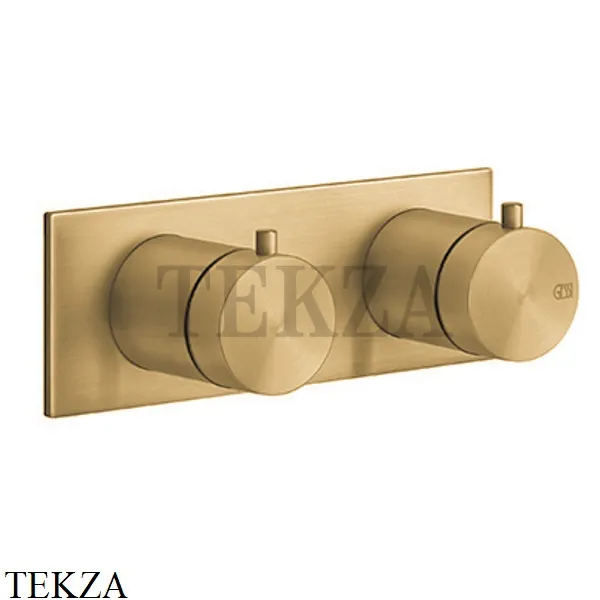Gessi 316 SHOWER Термостат для душа на 1 выход, внешняя часть 54032-727, Brushed Brass