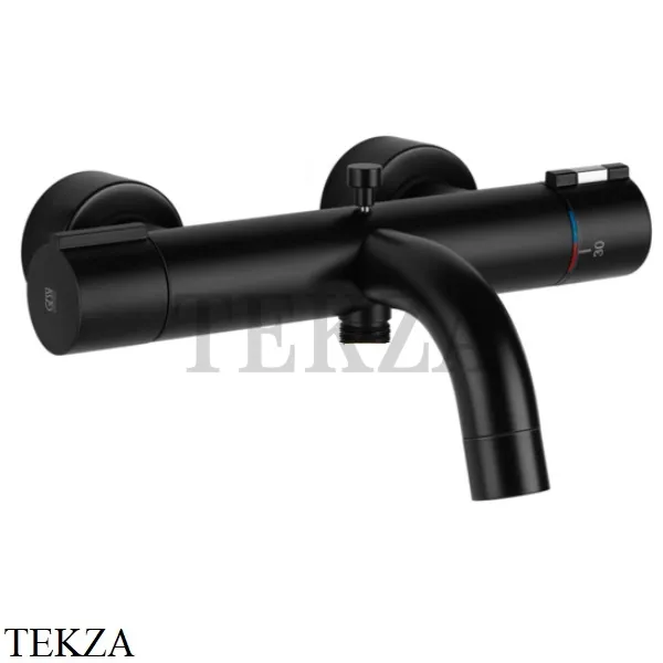 Gessi Emporio Via Tortona Термостатический смеситель для ванны с изливом 18711-299, Black XL