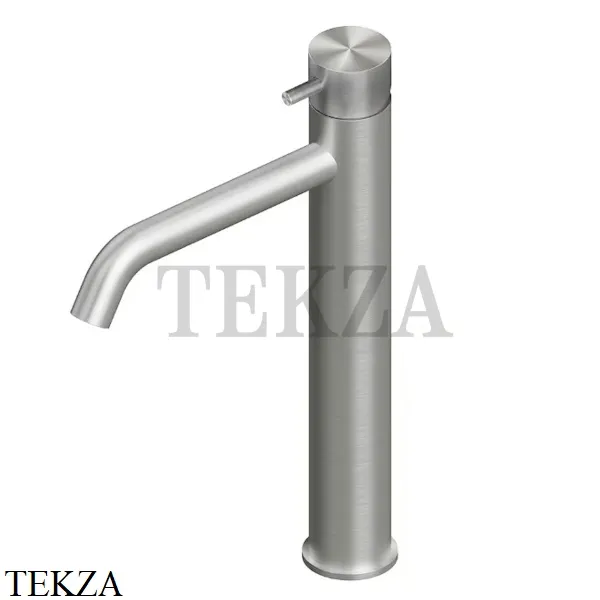 QuadroDesign Source Смеситель для раковины высокий, без гарнитура, 12 02 AS, Brushed Stainless Steel