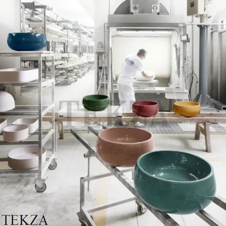 Cielo Itaca Раковина напольная круглая, слив в стену ITFREEP FU, Fumo