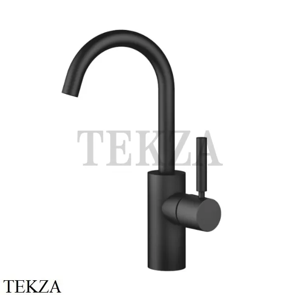 Dornbracht Meta Смеситель для раковины поворотный, с донным клапаном 33510661-33, черный матовый